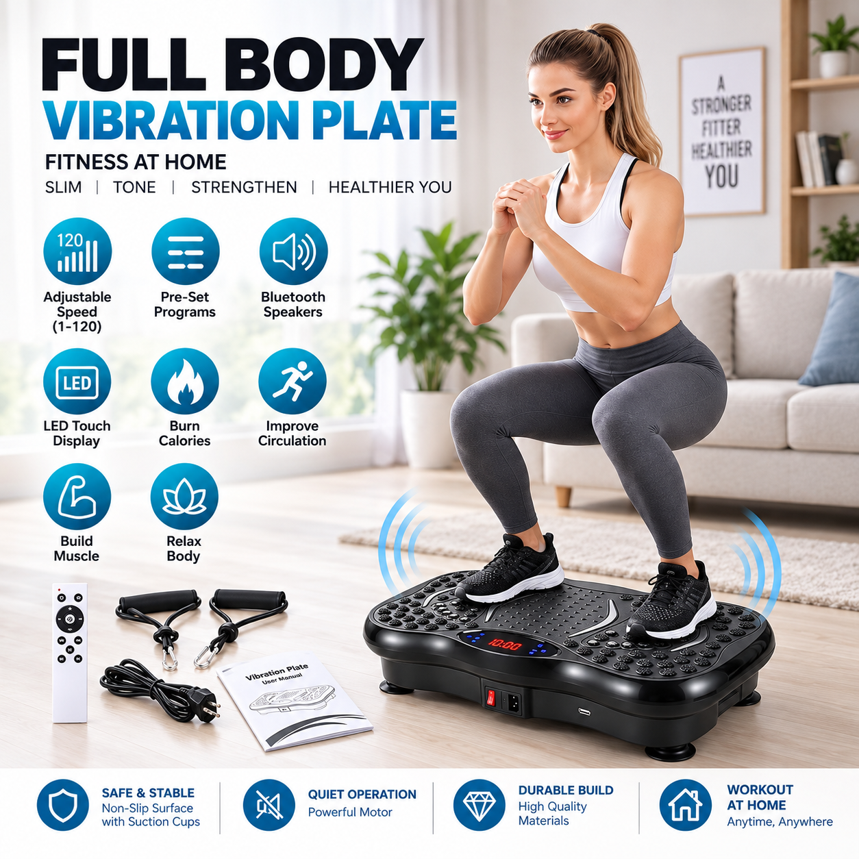 Full Body Vibration Plate