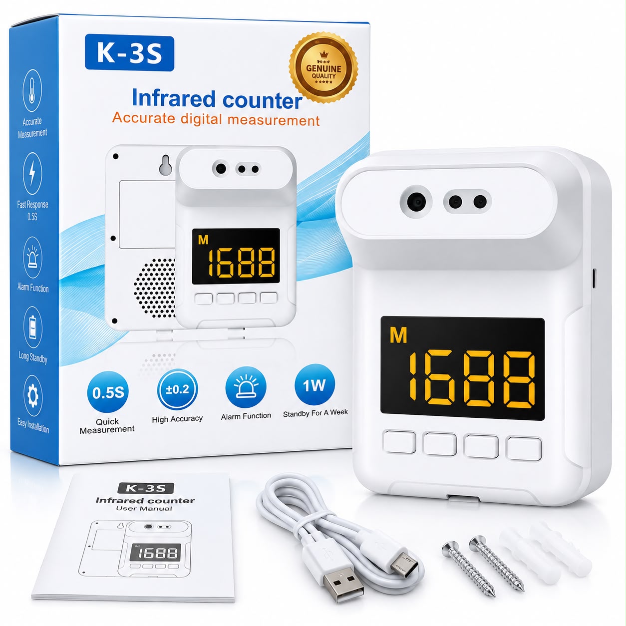 K-3S Infrared Counter – Accurate Digital Measurement