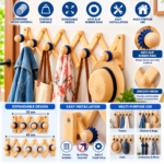 Italian Wooden Accordion Wall Rack