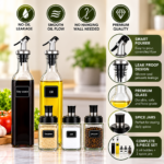 Soy Sauce, Oil, and Spice Set
