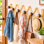 Italian Wooden Accordion Wall Rack