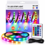 Vibrant LED Strip Light Kit Display